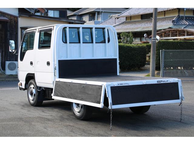 エルフトラック Wキャブ 1.15t積載 4WD パートタイム4WD Wピック 6人乗り 全低床 キーレス 車両総重量3960kg 荷台内寸2091-1618-377 床地上高818(22枚目)