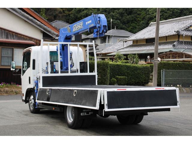 エルフトラック 4段クレーン ラジコン付 2.8t積載 ロング タダノZE264HRE 2.63t吊 フックイン ETC ロープ穴・フック2対 キーレス 車両総重量6365kg 荷台内寸3711-1786-373 床地上高1031(35枚目)