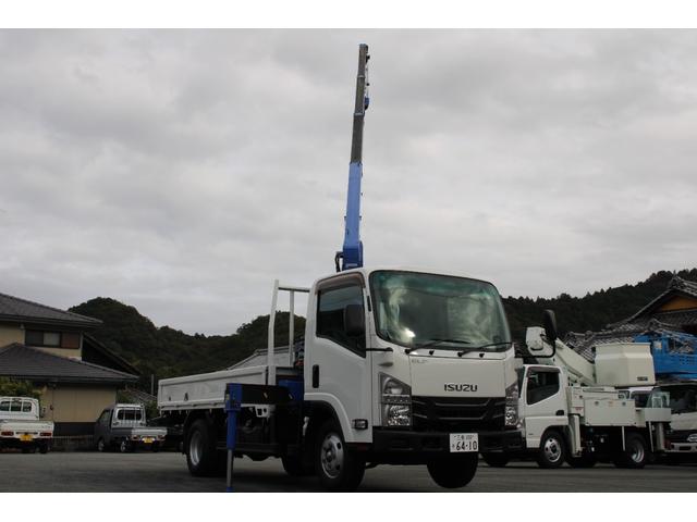 エルフトラック 4段クレーン ラジコン付 2.8t積載 ロング タダノZE264HRE 2.63t吊 フックイン ETC ロープ穴・フック2対 キーレス 車両総重量6365kg 荷台内寸3711-1786-373 床地上高1031(37枚目)