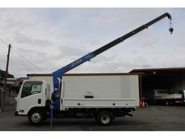 エルフトラック 4段クレーン ラジコン付 2.8t積載 ロング タダノZE264HRE 2.63t吊 フックイン ETC ロープ穴・フック2対 キーレス 車両総重量6365kg 荷台内寸3711-1786-373 床地上高1031(39枚目)