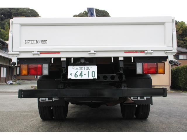 エルフトラック 4段クレーン ラジコン付 2.8t積載 ロング タダノZE264HRE 2.63t吊 フックイン ETC ロープ穴・フック2対 キーレス 車両総重量6365kg 荷台内寸3711-1786-373 床地上高1031(44枚目)