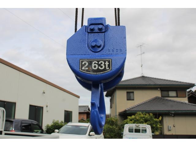 エルフトラック 4段クレーン ラジコン付 2.8t積載 ロング タダノZE264HRE 2.63t吊 フックイン ETC ロープ穴・フック2対 キーレス 車両総重量6365kg 荷台内寸3711-1786-373 床地上高1031(51枚目)