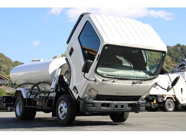 エルフトラック 散水車 4t ワイド ☆11尺☆極東LH04-304☆PTO式☆4000リットル☆キーレス☆スペアキー☆ETC☆車両重量7335kg☆荷台内寸3899x1920x1288(12枚目)