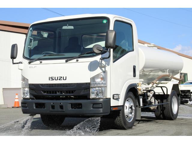 エルフトラック 散水車 4t ワイド ☆11尺☆極東LH04-304☆PTO式☆4000リットル☆キーレス☆スペアキー☆ETC☆車両重量7335kg☆荷台内寸3899x1920x1288(39枚目)