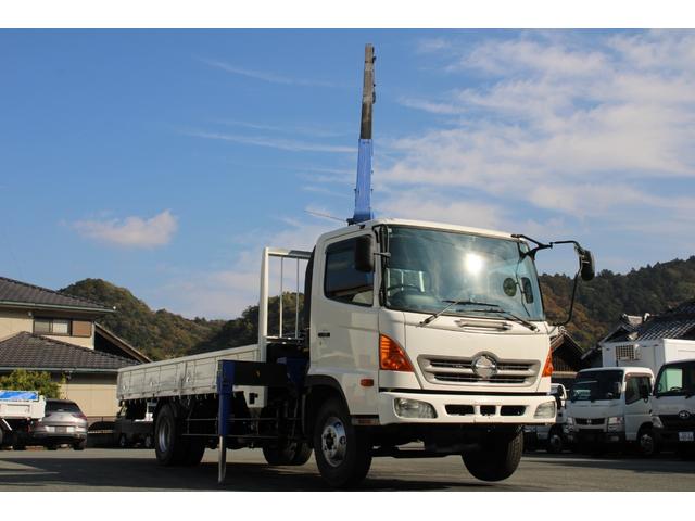 ヒノレンジャー クレーン４段　　２．７５ｔ　ラジコン　☆タダノＺＥ３０４ＨＲ☆２．９３吊☆フックイン☆ロープ穴４対☆４ｘ２☆２１０ＰＳ／１５４ＫＷ☆電格ミラー☆ＥＴＣ☆車両総重量７９７５ｋｇ☆荷台内寸５４０８ｘ２１４５ｘ４０４（4枚目）