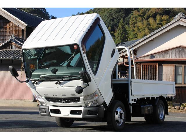 キャンター 平ボディ　１．５ｔ積載　４ＷＤ　１．５ｔ積載　３方開　４ＷＤ　全低床　ＥＴＣ　車両総重量４０１５ｋｇ　荷台内寸３１２２－１６０９－３７３　床地上高８８４（9枚目）
