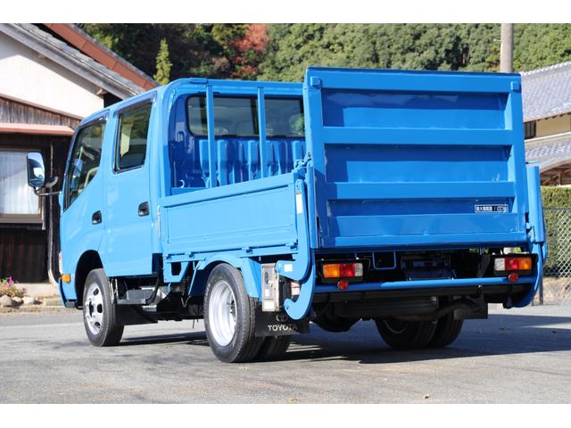 トヨエース Ｗキャブ　１．１ｔ積載　パワーゲート付　極東Ｓ６０１　アーム式　ディーゼル　Ｗピック　６人乗り　リアＷタイヤ　全低床　車両総重量３６００ｋｇ　荷台内寸２０３７－１６０７－３７４　ゲートサイズ９６５－１４５９　床地上高７７５（7枚目）