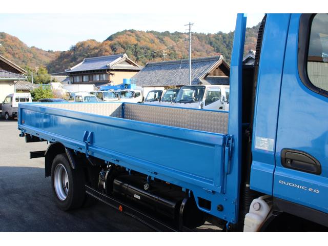 キャンター 平ボディ　３ｔ積載　ワイドロング　３ｔ積載　バックカメラ　キーレス　ナビ　電格ミラー　ＥＴＣ　アオリ縞板加工　車両総重量５９０５ｋｇ　荷台内寸４３５４－１８９７－３７８　床地上高９７７（12枚目）