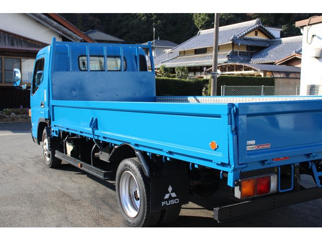 キャンター 平ボディ　３ｔ積載　ワイドロング　３ｔ積載　バックカメラ　キーレス　ナビ　電格ミラー　ＥＴＣ　アオリ縞板加工　車両総重量５９０５ｋｇ　荷台内寸４３５４－１８９７－３７８　床地上高９７７（17枚目）