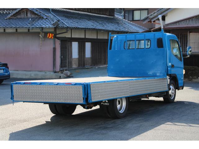 キャンター 平ボディ　３ｔ積載　ワイドロング　３ｔ積載　バックカメラ　キーレス　ナビ　電格ミラー　ＥＴＣ　アオリ縞板加工　車両総重量５９０５ｋｇ　荷台内寸４３５４－１８９７－３７８　床地上高９７７（32枚目）