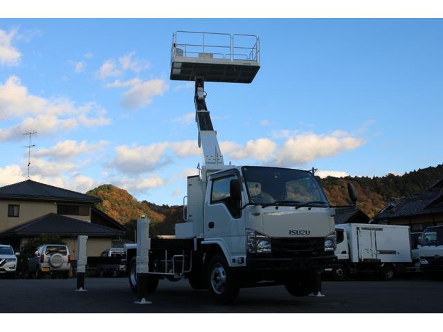 エルフトラック 高所作業車 建機仕様 タダノAT-120S(12m) ☆13尺☆タダノAT-120S☆スーパーデッキ☆荷重1000kg☆アドブルー☆キーレス☆Bモニター☆電格ミラー☆ETC☆車両総重量7065kg☆荷台内寸4609x1812x2355(4枚目)