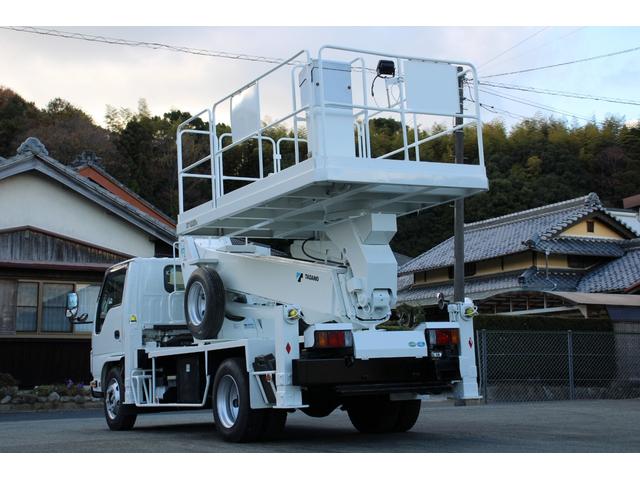 エルフトラック 高所作業車 建機仕様 タダノAT-120S(12m) ☆13尺☆タダノAT-120S☆スーパーデッキ☆荷重1000kg☆アドブルー☆キーレス☆Bモニター☆電格ミラー☆ETC☆車両総重量7065kg☆荷台内寸4609x1812x2355(9枚目)