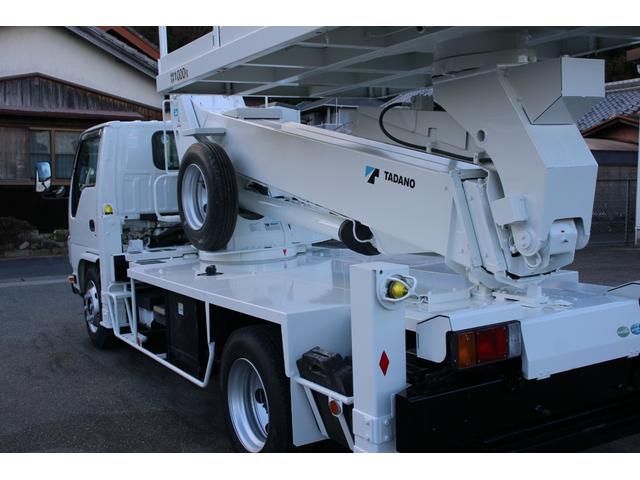エルフトラック 高所作業車 建機仕様 タダノAT-120S(12m) ☆13尺☆タダノAT-120S☆スーパーデッキ☆荷重1000kg☆アドブルー☆キーレス☆Bモニター☆電格ミラー☆ETC☆車両総重量7065kg☆荷台内寸4609x1812x2355(18枚目)
