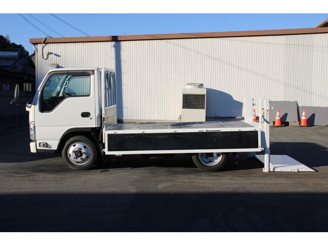 エルフトラック 平ボディ-2tパワーゲート(PG) 4WD 全低床 10尺☆極東V601B☆パートタイム4WD☆フォグランプ☆キーレス☆電格ミラー☆スペアキー☆車両重量4985kg☆荷台内寸3090x1627x372☆ゲートテーブル757x1531☆床地上高837(33枚目)