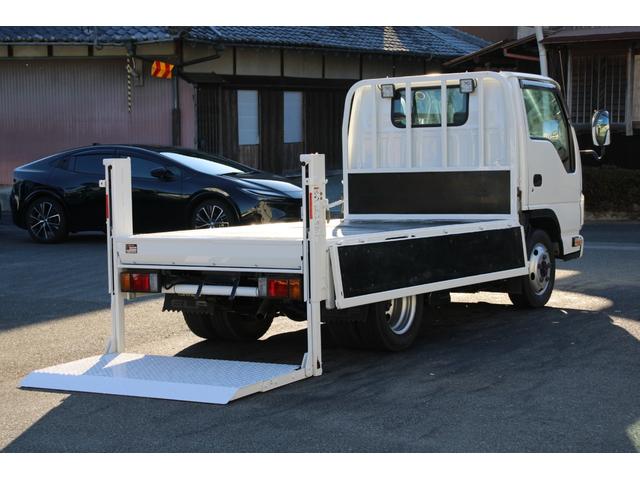 エルフトラック 平ボディ-2tパワーゲート(PG) 4WD 全低床 10尺☆極東V601B☆パートタイム4WD☆フォグランプ☆キーレス☆電格ミラー☆スペアキー☆車両重量4985kg☆荷台内寸3090x1627x372☆ゲートテーブル757x1531☆床地上高837(34枚目)