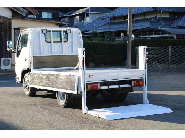 エルフトラック 平ボディ-2tパワーゲート(PG) 4WD 全低床 10尺☆極東V601B☆パートタイム4WD☆フォグランプ☆キーレス☆電格ミラー☆スペアキー☆車両重量4985kg☆荷台内寸3090x1627x372☆ゲートテーブル757x1531☆床地上高837(35枚目)