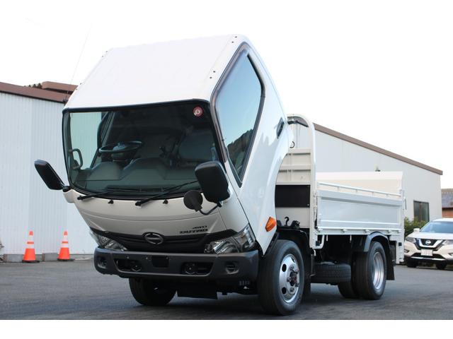 デュトロ 平ボディ 3t積載 4WD パワーゲート付 極東V601B パートタイム4WD 3t積載 4No車 電格ミラー 荷床鉄板 全低床 スペアキーX2 車両総重量6085kg 内寸3076-1621-441 ゲートサイズ758-1540 地上高857(7枚目)