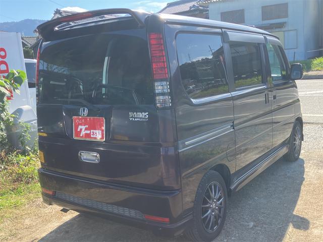 バモス Lターボ 両側スライドドア キーレスエントリー ターボ AT ABS CD MD アルミホイール 衝突安全ボディ エアコン パワーステアリング パワーウィンドウ(17枚目)