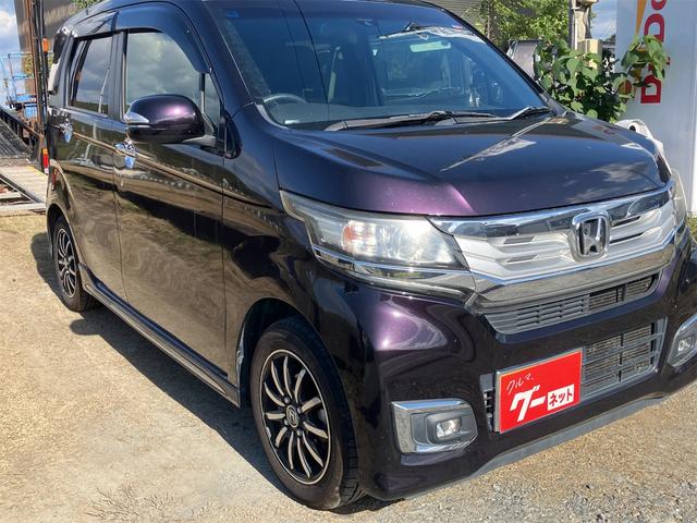 N-WGNカスタム G・ターボパッケージ ETC ナビ TV オートクルーズコントロール 衝突被害軽減システム HID スマートキー アイドリングストップ 電動格納ミラー ベンチシート CVT 盗難防止システム ABS ESC CD(15枚目)