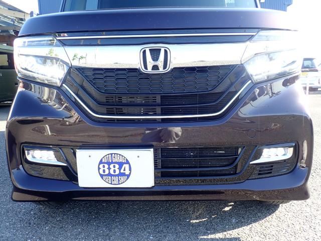 N-BOXカスタム G・Lターボホンダセンシング 社外フルセグナビ Bluetooth スマートキー プッシュスタート ホンダセンシング バックカメラ ETC LEDヘッドライト オートライト オートエアコン 両側パワースライドドア(4枚目)