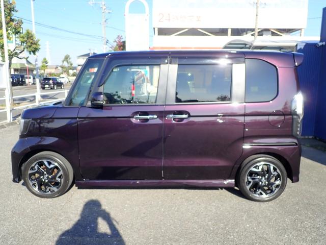 N-BOXカスタム G・Lターボホンダセンシング 社外フルセグナビ Bluetooth スマートキー プッシュスタート ホンダセンシング バックカメラ ETC LEDヘッドライト オートライト オートエアコン 両側パワースライドドア(6枚目)