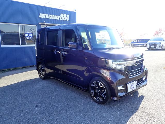 N-BOXカスタム G・Lターボホンダセンシング 社外フルセグナビ Bluetooth スマートキー プッシュスタート ホンダセンシング バックカメラ ETC LEDヘッドライト オートライト オートエアコン 両側パワースライドドア(9枚目)