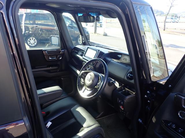 N-BOXカスタム G・Lターボホンダセンシング 社外フルセグナビ Bluetooth スマートキー プッシュスタート ホンダセンシング バックカメラ ETC LEDヘッドライト オートライト オートエアコン 両側パワースライドドア(16枚目)