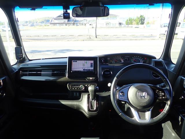N-BOXカスタム G・Lターボホンダセンシング 社外フルセグナビ Bluetooth スマートキー プッシュスタート ホンダセンシング バックカメラ ETC LEDヘッドライト オートライト オートエアコン 両側パワースライドドア(17枚目)