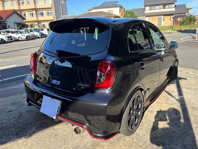 マーチ ニスモ　Ｓ　禁煙車　ＨＫＳマフラー　オーリンズ（ＡＺＵＲＩＴＥ）車高調　サスペンションプラスサス　クスコＬＳＤ　純正ナビＴＶ　バックカメラ　インテリキー　ＬＥＤヘッドライト　ＥＴＣ（33枚目）