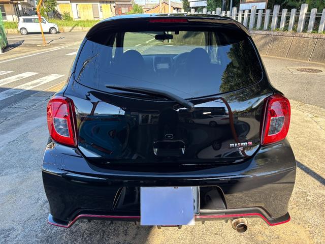 マーチ ニスモ　Ｓ　禁煙車　ＨＫＳマフラー　オーリンズ（ＡＺＵＲＩＴＥ）車高調　サスペンションプラスサス　クスコＬＳＤ　純正ナビＴＶ　バックカメラ　インテリキー　ＬＥＤヘッドライト　ＥＴＣ（34枚目）