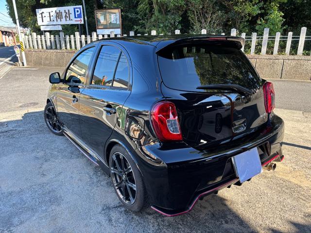 マーチ ニスモ　Ｓ　禁煙車　ＨＫＳマフラー　オーリンズ（ＡＺＵＲＩＴＥ）車高調　サスペンションプラスサス　クスコＬＳＤ　純正ナビＴＶ　バックカメラ　インテリキー　ＬＥＤヘッドライト　ＥＴＣ（37枚目）