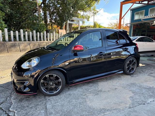 マーチ ニスモ　Ｓ　禁煙車　ＨＫＳマフラー　オーリンズ（ＡＺＵＲＩＴＥ）車高調　サスペンションプラスサス　クスコＬＳＤ　純正ナビＴＶ　バックカメラ　インテリキー　ＬＥＤヘッドライト　ＥＴＣ（39枚目）