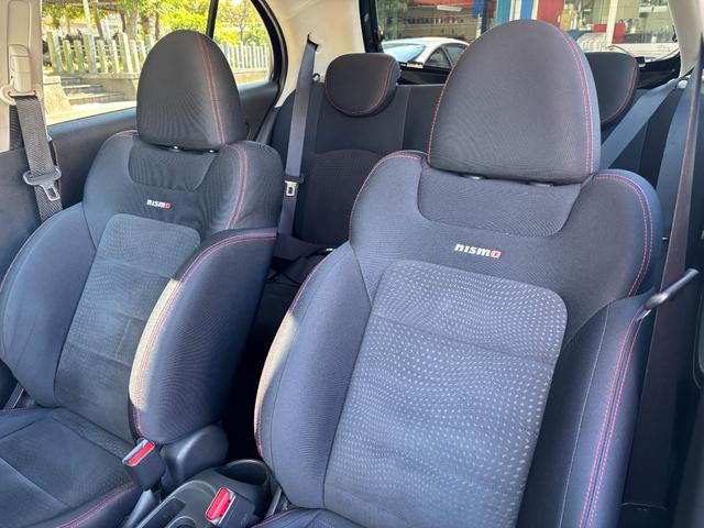 マーチ ニスモ　Ｓ　禁煙車　ＨＫＳマフラー　オーリンズ（ＡＺＵＲＩＴＥ）車高調　サスペンションプラスサス　クスコＬＳＤ　純正ナビＴＶ　バックカメラ　インテリキー　ＬＥＤヘッドライト　ＥＴＣ（41枚目）