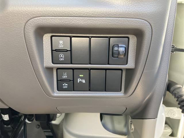 エブリイ ＰＡリミテッド　両側スライドドア　クリアランスソナー　レーンアシスト　衝突被害軽減システム　オートライト　キーレスエントリー　アイドリングストップ　ＣＶＴ　盗難防止システム　ＡＢＳ　ＥＳＣ　ＵＳＢ　届出済未使用車（22枚目）