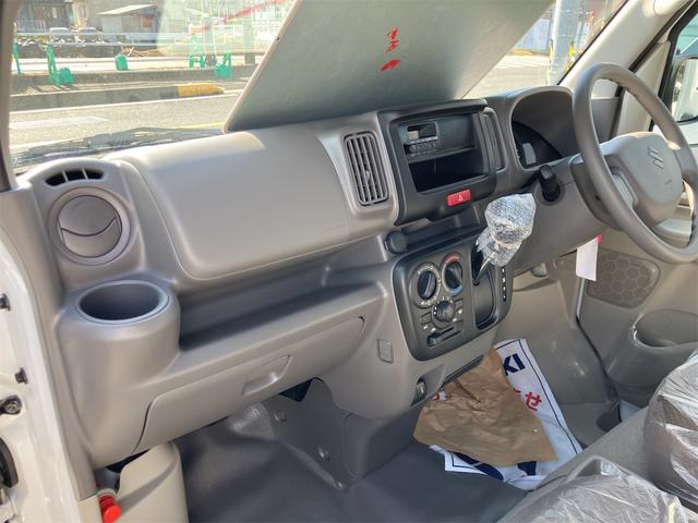 エブリイ ＰＡリミテッド　両側スライドドア　クリアランスソナー　レーンアシスト　衝突被害軽減システム　オートライト　キーレスエントリー　アイドリングストップ　ＣＶＴ　盗難防止システム　ＡＢＳ　ＥＳＣ　ＵＳＢ　届出済未使用車（29枚目）