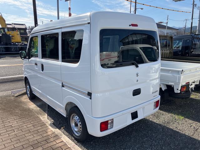 エブリイ ＰＡリミテッド　衝突被害軽減システム　クリアランスソナー　レーンアシスト　両側スライドドア　キーレスエントリー　アイドリングストップ　オートライト　盗難防止システム　ＡＢＳ　ＥＳＣ　届出済未使用車（5枚目）