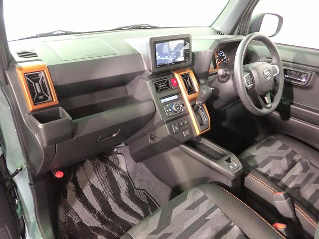 タフト Ｇ　社外ＳＤナビ＆フルセグＴＶ　ＣＤ＆ＤＶＤ・ブルートゥース＆ＵＳＢ対応　ＡＢＳ　６エアバッグ　ＥＴＣ　シートヒーター　ＬＥＤオートライト　ガラスルーフ　インテリキー　衝突軽減ブレーキ　純正アルミ　禁煙車（21枚目）