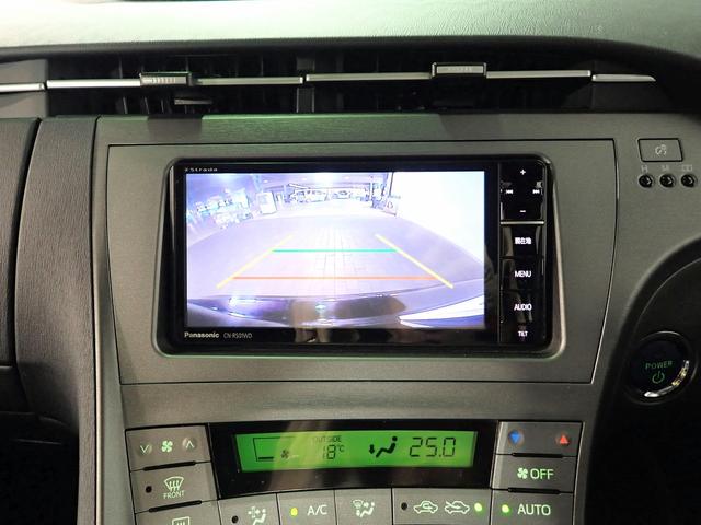 プリウス S 社外SDナビ&フルセグTV CD&DVD・音楽録音・ブルートゥース対応 バックカメラ ドライブレコーダー ETC シートヒーター 革調シートカバー装着 HIDライト インテリキー 純正アルミ 禁煙車(6枚目)