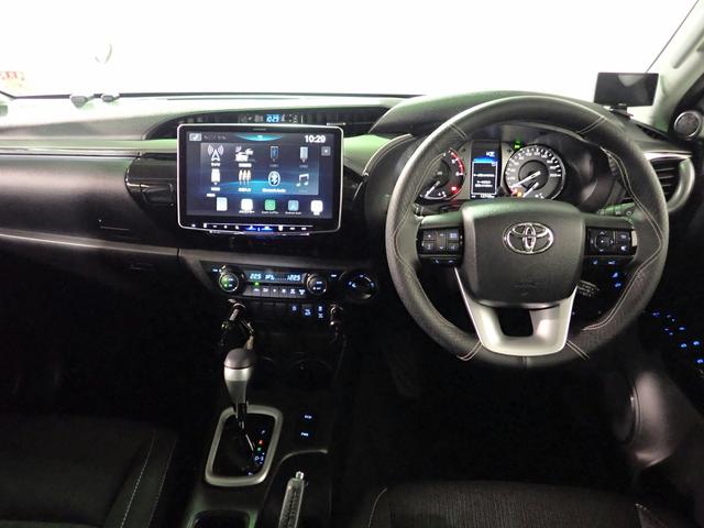 ハイラックス Ｚ　社外１１インチディスプレイオーディオ　ブルートゥース＆ＵＳＢ＆アップルカープレイ＆アンドロイド　バックカメラ　ドラレコ　ＬＥＤ　トヨタセーフティセンス　キャノピー付　純正アルミ　１オーナー禁煙　買取車（21枚目）