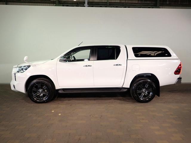 ハイラックス Ｚ　社外１１インチディスプレイオーディオ　ブルートゥース＆ＵＳＢ＆アップルカープレイ＆アンドロイド　バックカメラ　ドラレコ　ＬＥＤ　トヨタセーフティセンス　キャノピー付　純正アルミ　１オーナー禁煙　買取車（29枚目）