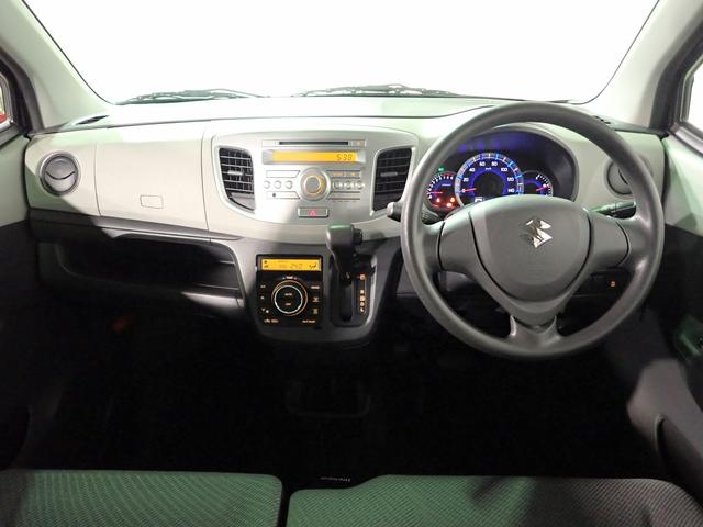 ワゴンR FX 純正CDステレオ ABS 両席エアバック シートヒーター アイドリングストップ機能 オートエアコン キーレスエントリー UVカットガラス ベンチシート タイミングチェーン仕様 禁煙 ユーザー買取車(14枚目)