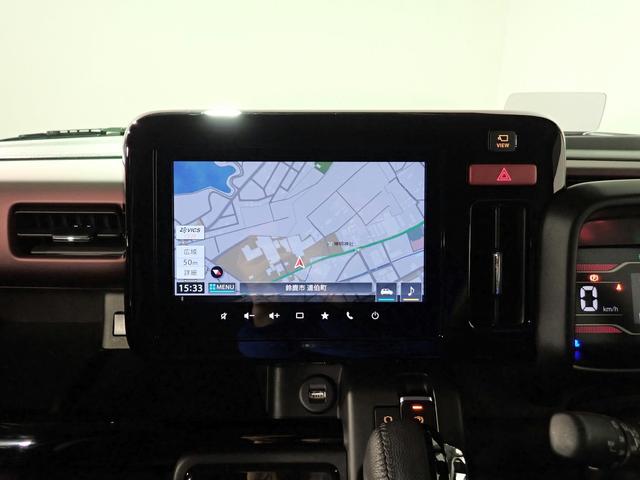 スペーシアカスタム ハイブリッドXS 純正全方位モニター付きメモリーナビ&フルセグTV ブルートゥース&USB対応 デュアルセンサーブレーキサポートII クルーズコントロール 車線逸脱防止 インテリキー 両側電動スライド 純正アルミ 禁煙(5枚目)