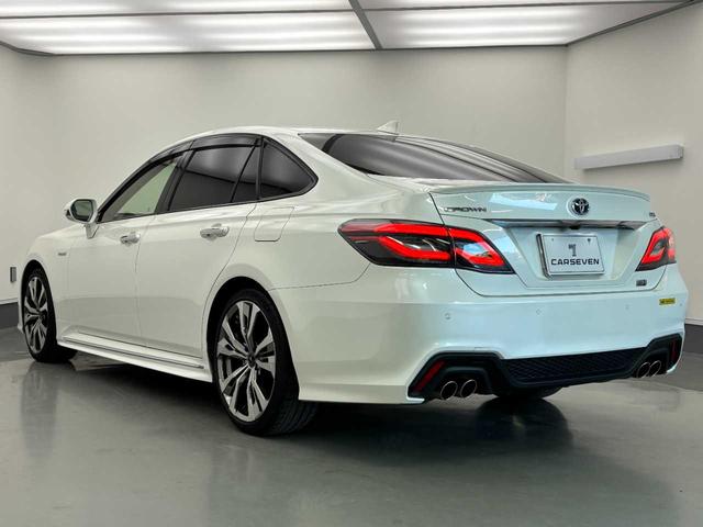 クラウンハイブリッド ＲＳアドバンス　セーフティーセンス／サンルーフ／黒革シート／三眼ヘッドライト／モデリスタ１９インチアルミ／ヘッドアップディスプレ／ブラインドスポットモニタ／サイド＆カーテンエアバック／純正ナビ／フルセグＴＶ／ＥＴＣ（50枚目）