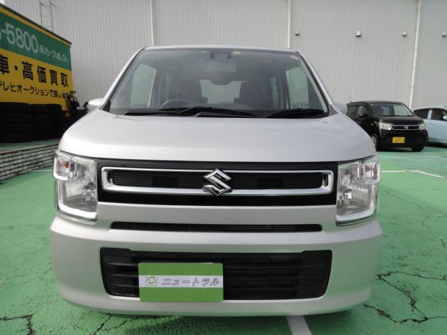 ワゴンR ハイブリッドFX 社外ナビ・CD/DVD・Bluetooth・バックカメラ・ドライブレコーダー・セーフティパッケージ装着車・衝突被害軽減・車線逸脱警報・アイドリングストップ・電動格納ミラー・D席シートヒーター・HUD(2枚目)