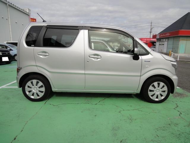 ワゴンR ハイブリッドFX 社外ナビ・CD/DVD・Bluetooth・バックカメラ・ドライブレコーダー・セーフティパッケージ装着車・衝突被害軽減・車線逸脱警報・アイドリングストップ・電動格納ミラー・D席シートヒーター・HUD(5枚目)