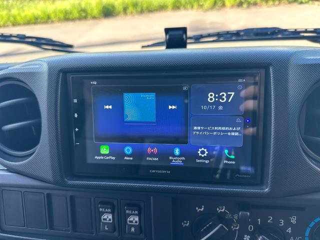 ダイナトラック Wキャブフルジャストロー Wキャブ レクサス1J7全塗装済み 弊社架装 メッキホイール 純正オプションフロントスポイラー 弊社架装サイドバンパー・フェンダー・泥除け・アオリ縞板製作 ディスプレイオーディオ アップルカープレイ(14枚目)