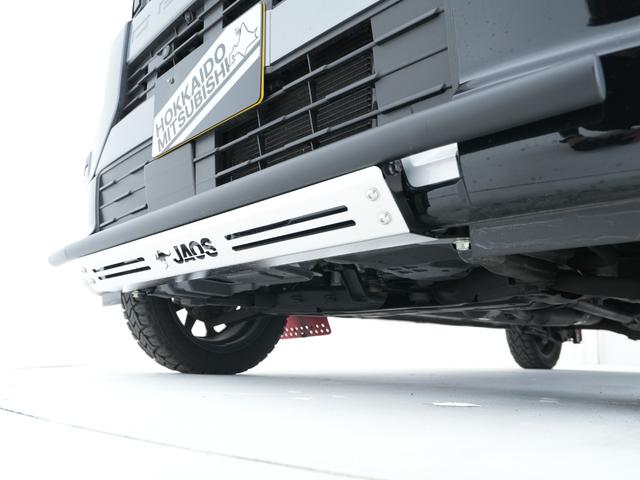 デリカミニ T プレミアム JAOS製フロントアンダーガード JAOS製マッドフラップ コルトスピード製アップサス マッドクロスレンジャーホイール オープンカントリー デリカミニ専用10型ナビ マルチアラウンドモニター(7枚目)