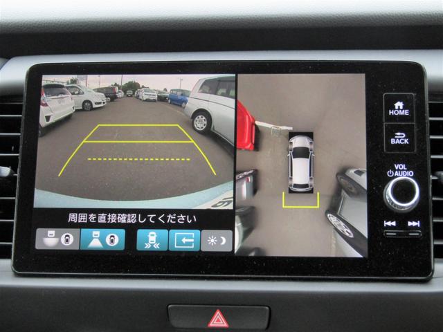 フィット ｅ：ＨＥＶホーム　当社試乗車ＵＰ　コネクトディスプレイ　全方位カメラ　ホンダセンシング　前側ドラレコ　ＥＴＣ　フルセグ　Ｂｌｕｅｔｏｏｔｈ　ＬＥＤライト　電動パーキングブレーキ　サイドエアバッグ　パーキングセンサー（8枚目）