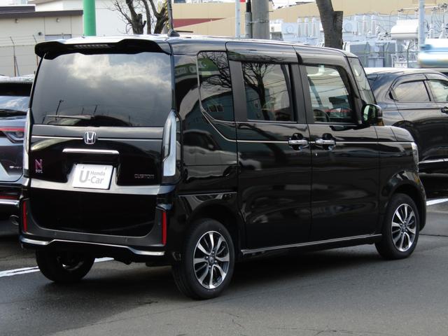 Ｎ－ＢＯＸカスタム ベースグレード　当社試乗車ＵＰ　純正９インチナビ　バックカメラ　ホンダセンシング　前後３カメラドラレコ　両側ＰＳＤ　フルセグ　Ｂｌｕｅｔｏｏｔｈ　ＵＳＢ　オートエアコン　シートヒーター　電動パーキングブレーキ（55枚目）