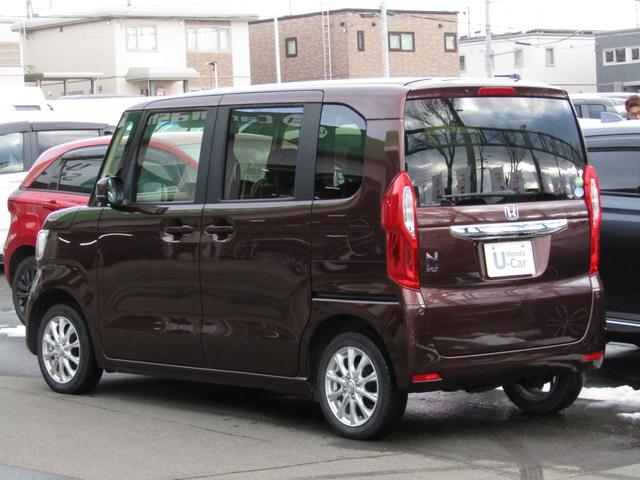 N-BOX G・Lホンダセンシング ワンオーナー 純正ナビ バックカメラ エンスタ ETC 両側PSD フルセグ Bluetooth USB LEDライト オートエアコン シートヒーター サイドエアバッグ 本革ハンドルカバー(45枚目)